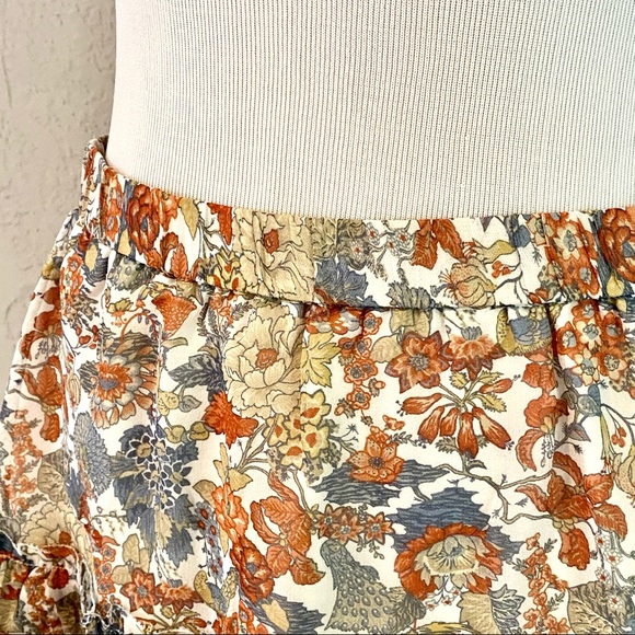 NWT Frye Cream Floral Magdalena Circle Skirt, XS - Picture 4 of 15